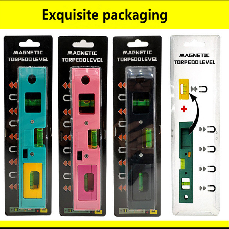 Magnetic Spirit Level Bubble Horizontal Ruler Detachable Plug-in Engineering Level Ruler For DIY Home Improvement Balance Ruler
