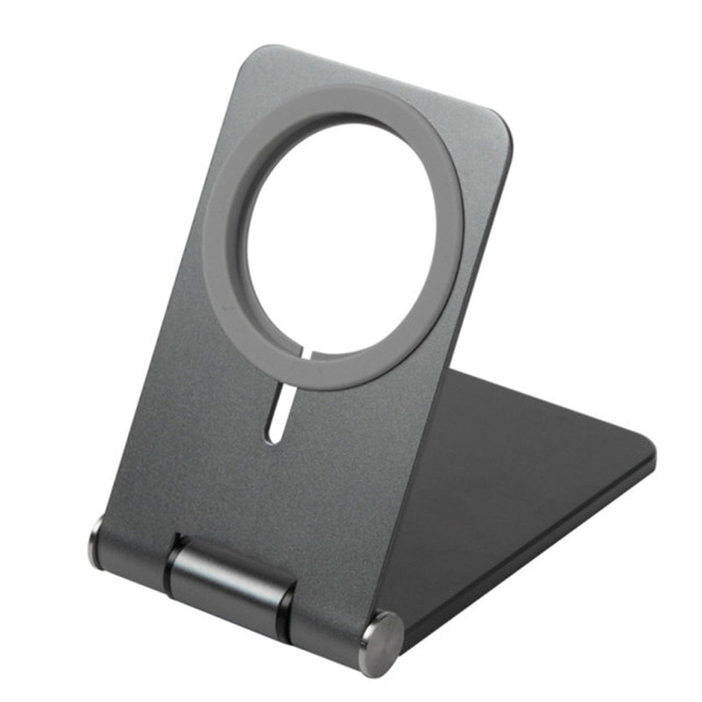 Phone Stand for MagSafe Charger Foldable Aluminum Wireless Charger Phone Stand Holder Cradle Office Home Desk for iPhone 13 Pro