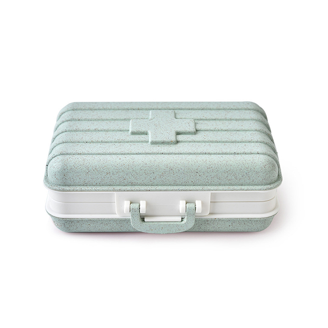 New Travel convenient medicine Pill Box 12 Grids pills dispenser pill organizer Tablet Pillbox Case Container Drug Divider