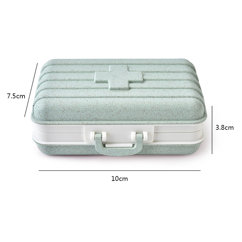 New Travel convenient medicine Pill Box 12 Grids pills dispenser pill organizer Tablet Pillbox Case Container Drug Divider