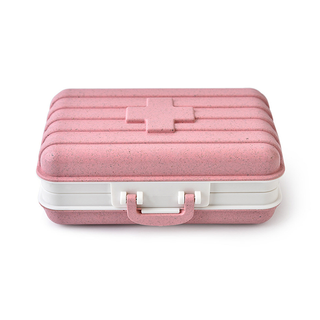 New Travel convenient medicine Pill Box 12 Grids pills dispenser pill organizer Tablet Pillbox Case Container Drug Divider