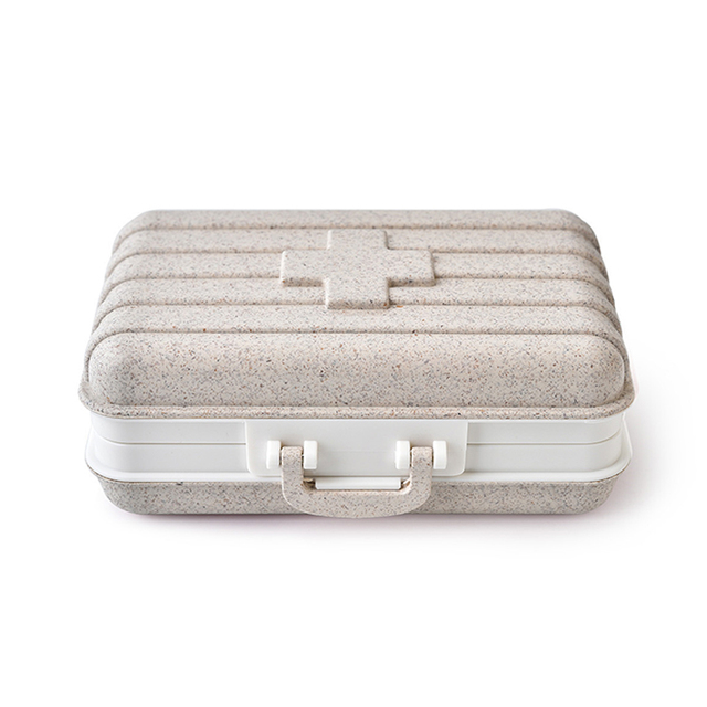 New Travel convenient medicine Pill Box 12 Grids pills dispenser pill organizer Tablet Pillbox Case Container Drug Divider