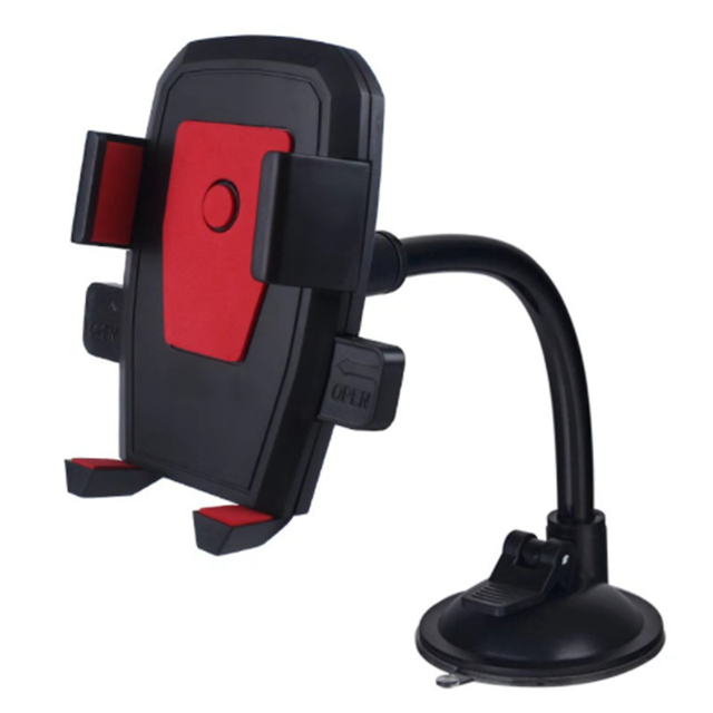 Car Phone Holder Bracket Mount Cup Holder Universal Car Mobile Support Suction Windshield Phone Locking Car-Accessories