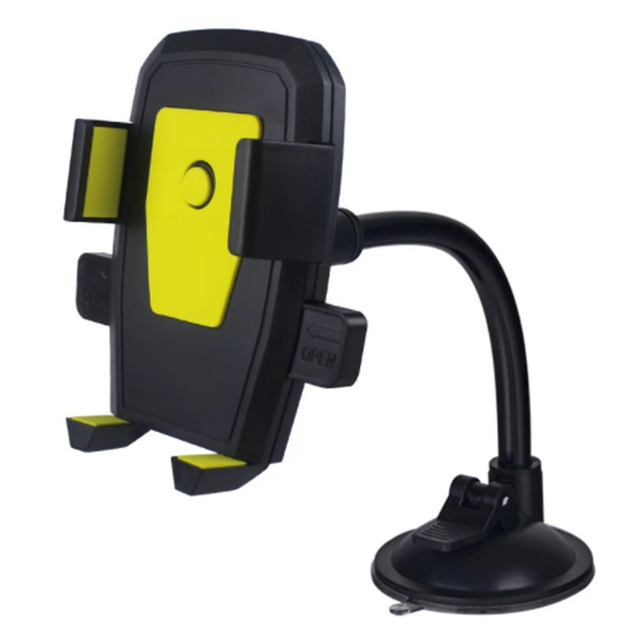 Car Phone Holder Bracket Mount Cup Holder Universal Car Mobile Support Suction Windshield Phone Locking Car-Accessories
