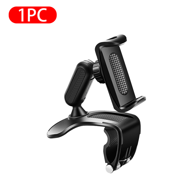 Multifunctional Car Phone Holder Clip Car Smartphone  Stand Adjustable Auto Phone Bracket Auto Stand Rear View Mirror Mount