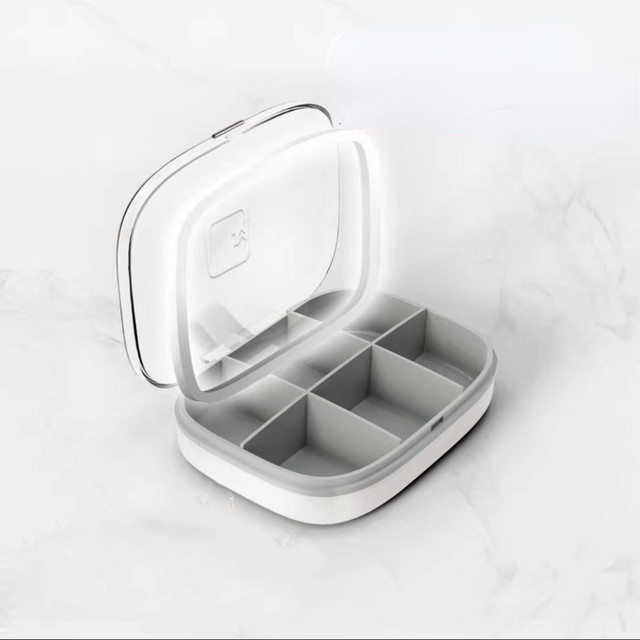 6 Grid Waterproof Medicine Pill Box For Storage Travel Pill Case Vitamins Container Plastic Box Capsules Organizer For Tablets