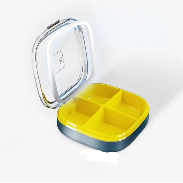6 Grid Waterproof Medicine Pill Box For Storage Travel Pill Case Vitamins Container Plastic Box Capsules Organizer For Tablets