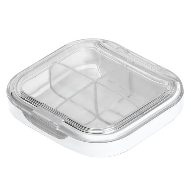 Travel Portable Mini Medicine Pill Box Plastic Storage Container Pill Case For Tablets Small Pillbox Organizer Bottle 4/6 Grids