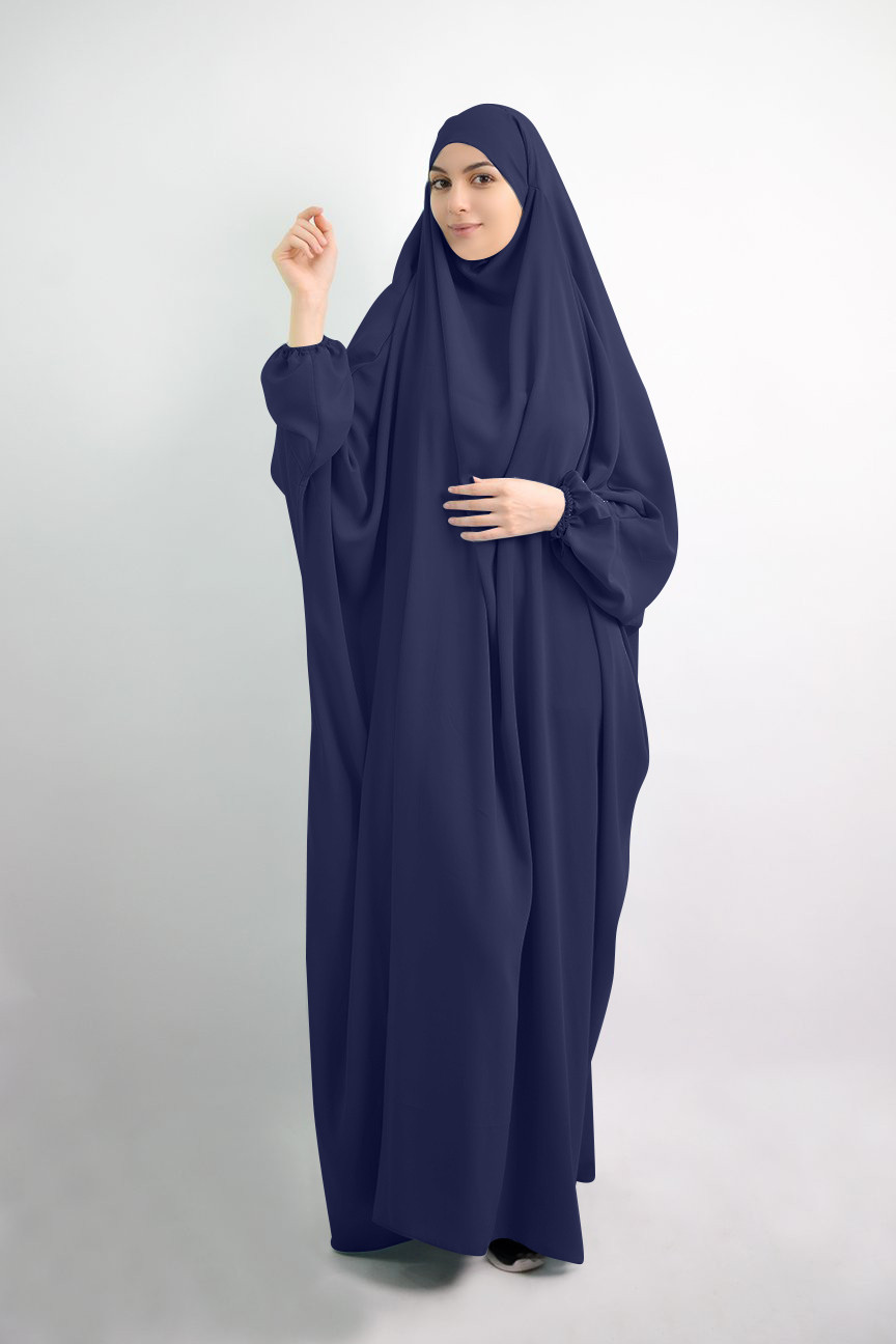 Muslim Women Hijab Dress Prayer Garment Full Cover Ramadan Gown Islamic Clothes Niqab