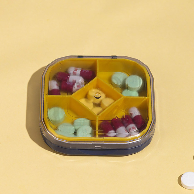 1PC Medicine Pill Case Pillbox Tablets Drug Capsule Storage Box