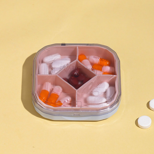 1PC Medicine Pill Case Pillbox Tablets Drug Capsule Storage Box