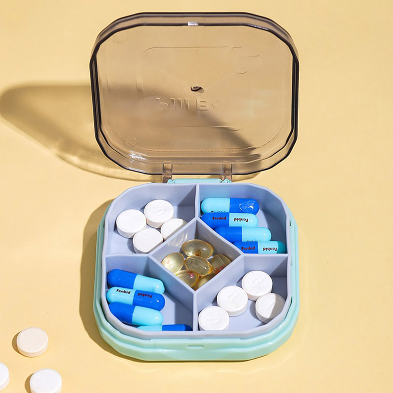 1PC Medicine Pill Case Pillbox Tablets Drug Capsule Storage Box