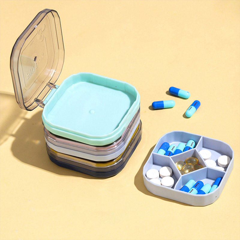1PC Medicine Pill Case Pillbox Tablets Drug Capsule Storage Box