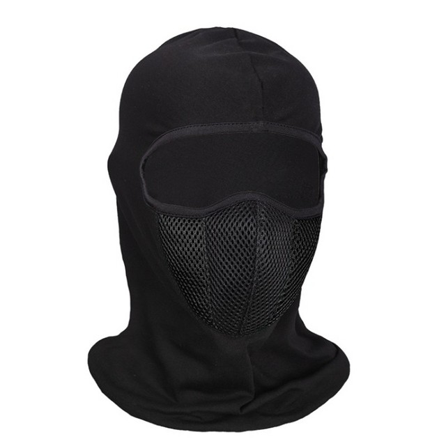 Breathable Motorcycle Full Face Mask Motorbike Cycling Bike Mask Motocross Helmet Hood Moto Riding Neck Face Mask Hats Caps