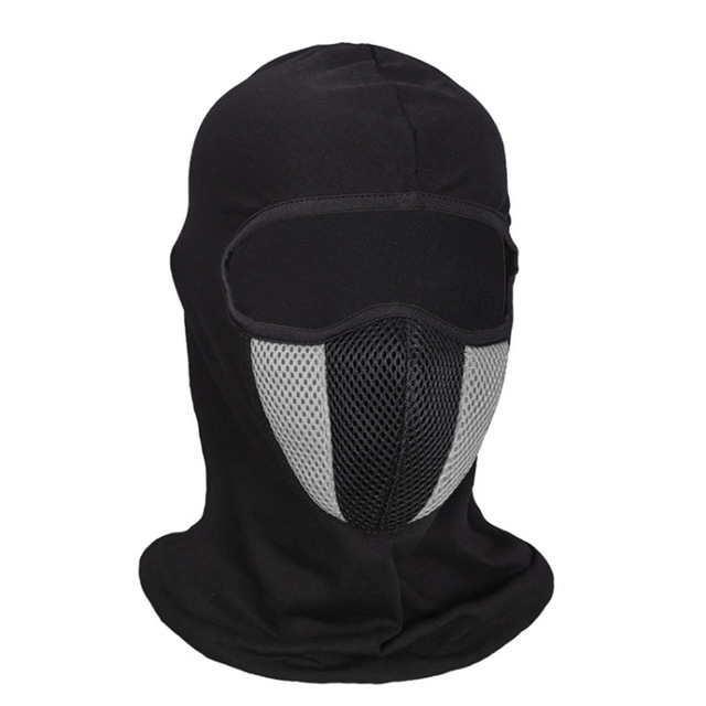 Breathable Motorcycle Full Face Mask Motorbike Cycling Bike Mask Motocross Helmet Hood Moto Riding Neck Face Mask Hats Caps