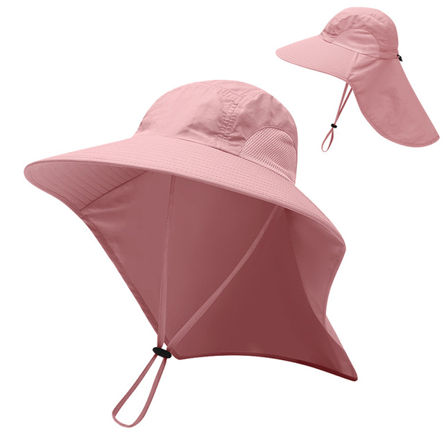 Outdoor Summer Sunscreen Hat Breathable Men and Women Sunshade Fisherman Hat UV Protection Hiking Hat Fishing Hat