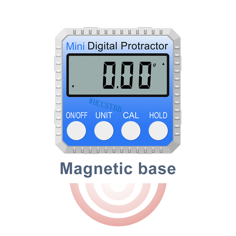 High Precision Goniometer Digital Inclinometer Protractor Slope Meter Magnetic Digital Level Angle Gauge 360Mini Measure