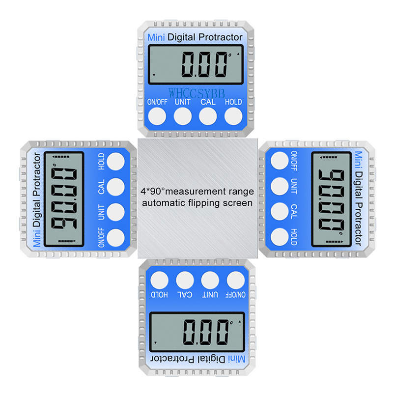High Precision Goniometer Digital Inclinometer Protractor Slope Meter Magnetic Digital Level Angle Gauge 360Mini Measure