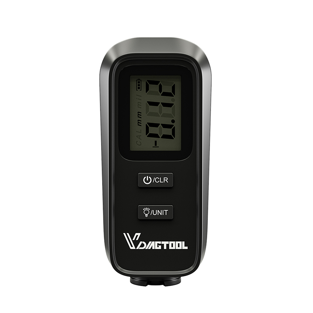 Coating Thickness Gauge Digital Backlight Car Paint Electroplate Metal Coating Tester English Manual