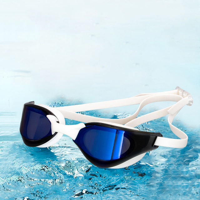 Upgraded Swim Goggles, Mirrored Swimming Glasses Full Protection Pool Goggle for Adult Women Men Youth, Anti-Fog No Leaking
