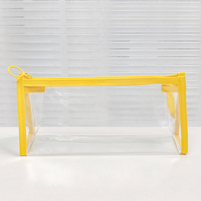 Transparent Pencil Case Mesh Pencil Bag For Kids Girls Gift Office School Supplies Kawaii Stationery Nylon Pencilcase