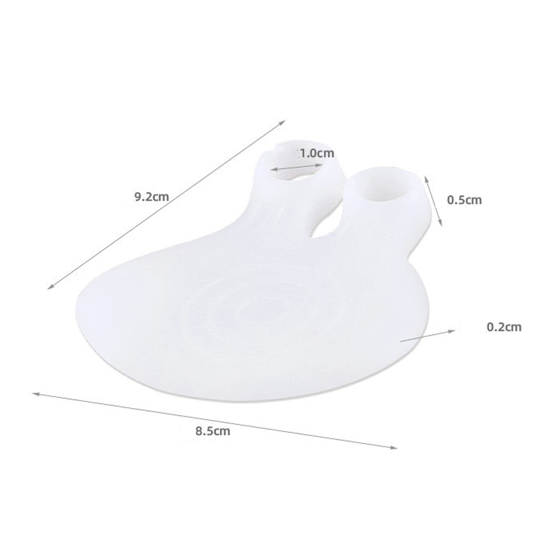 1Pair Forefoot Pads for Women Shoes Insoles Toe Ring Half Yard Insoles Silicone Foot Care Absorb Shock Cushion Insert Pad