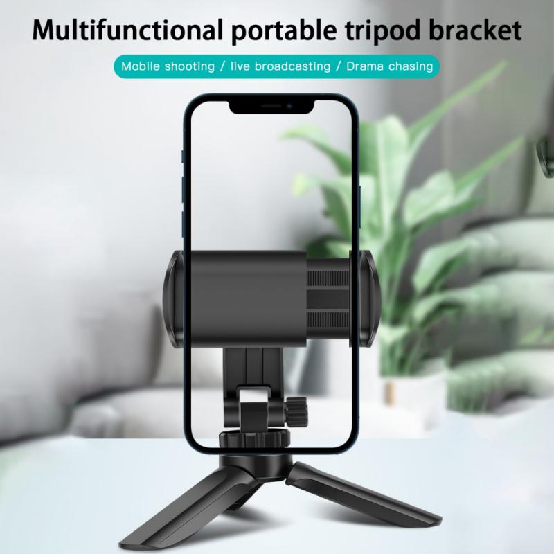 Foldable Phone Tripod Fashionable Portable Tripod Rotating Phone Stand Professional Live Holder For Most Mobile Phone