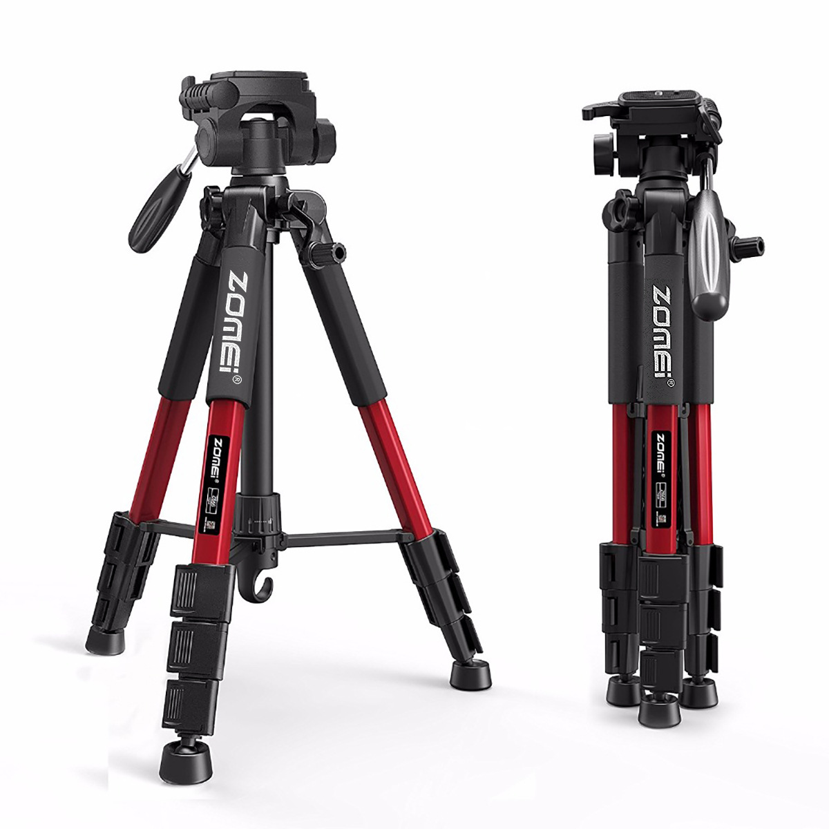 Professional Portable Travel Aluminum Camera Tripod&Pan Head for SLR DSLR Digital Camera Three color