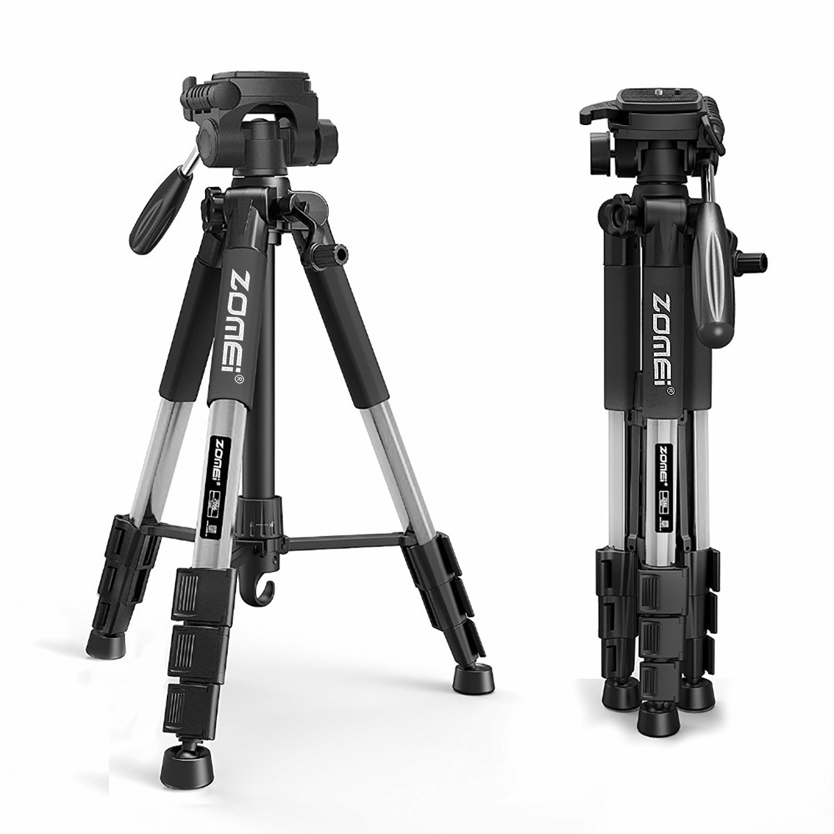 Professional Portable Travel Aluminum Camera Tripod&Pan Head for SLR DSLR Digital Camera Three color