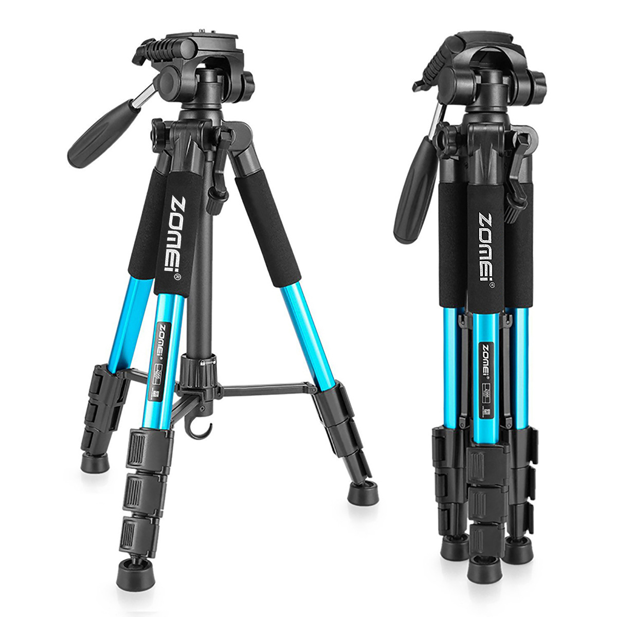 Professional Portable Travel Aluminum Camera Tripod&Pan Head for SLR DSLR Digital Camera Three color