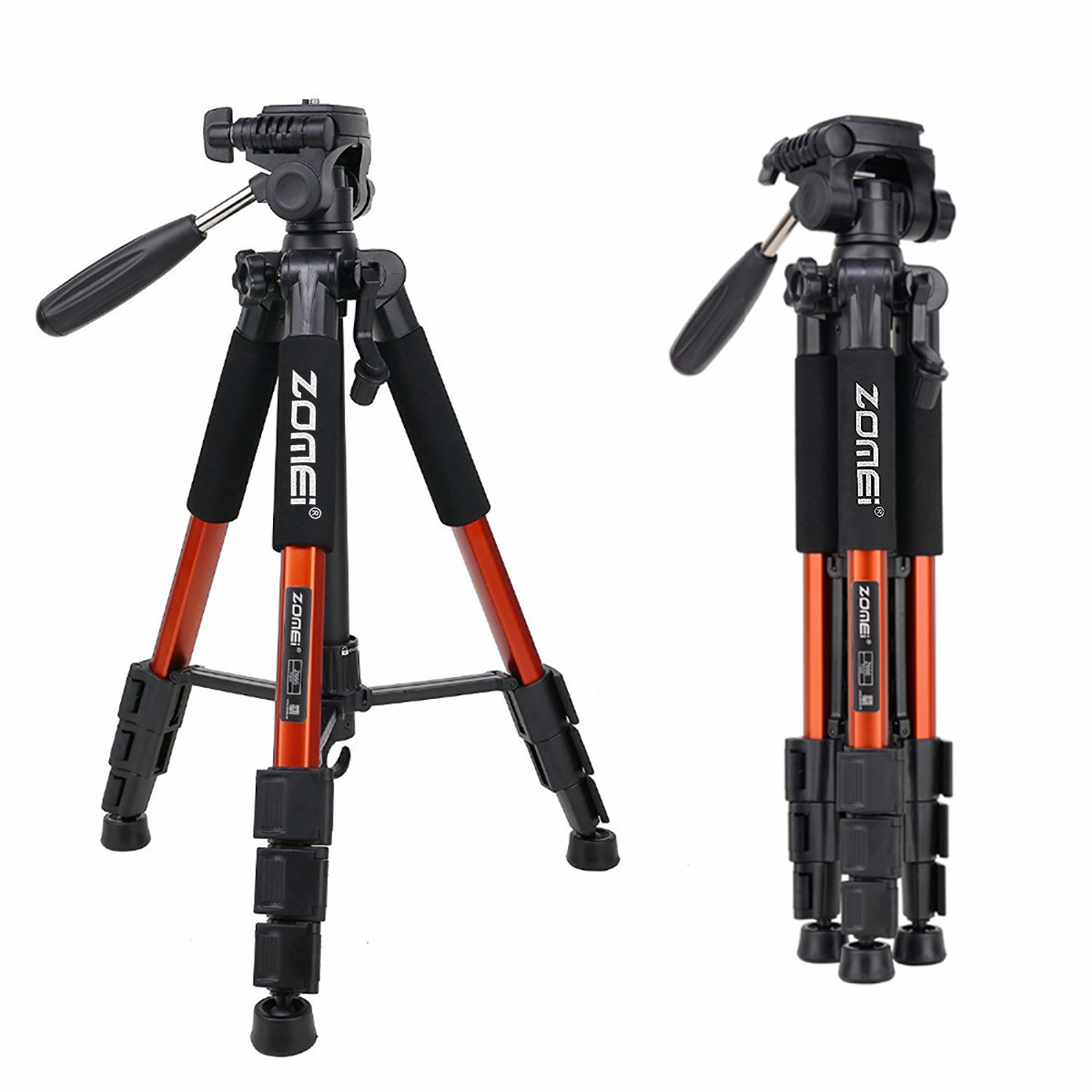 Professional Portable Travel Aluminum Camera Tripod&Pan Head for SLR DSLR Digital Camera Three color