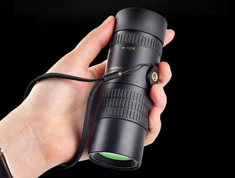 4K 10-300X40mm Super Telephoto Zoom Monocular Telescope Tripod Eye Protection Waterproof FMC Ultra-High Transmittance Fit Phone