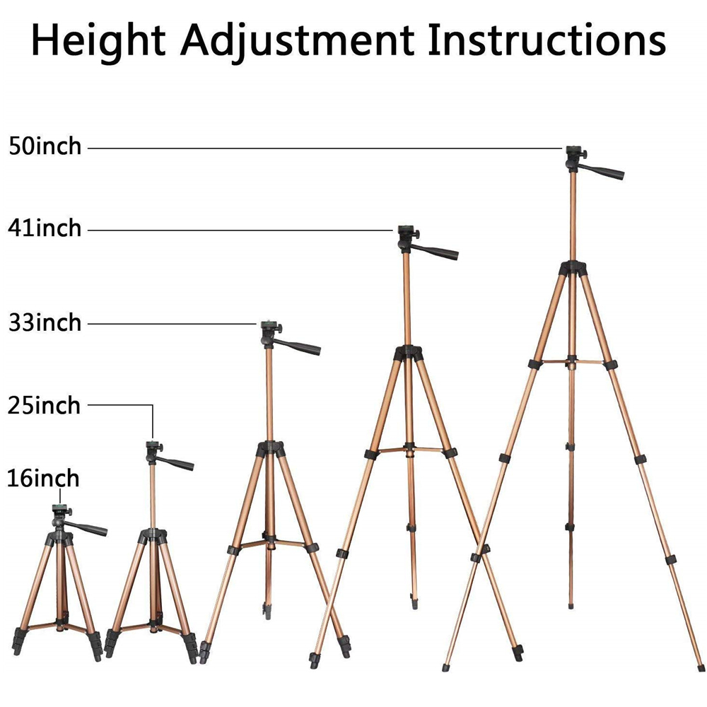 Camera Tripod For Cellphone Phone Tripod For Phone Camera Holder For Canon Nikon Sony DSLR Digital DV Camcorder WT3130 Aluminum