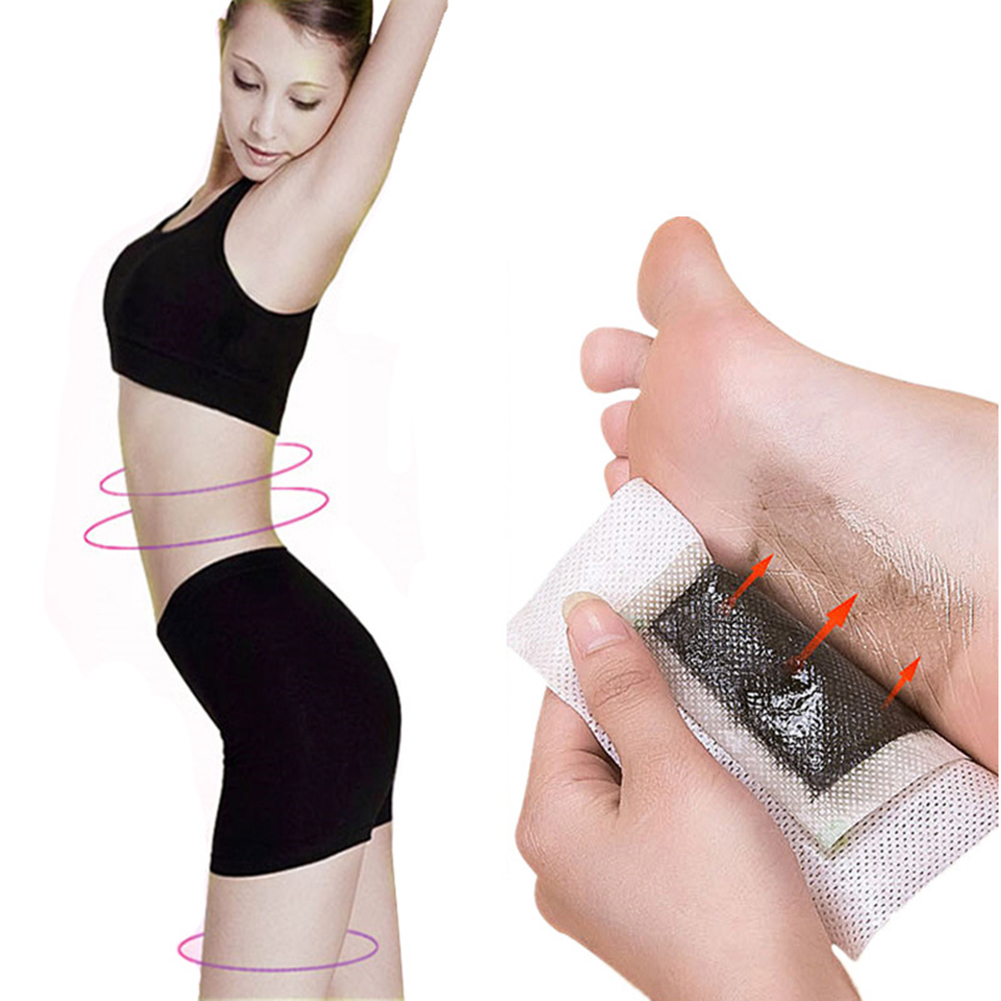 10Pcs Ginger Foot Patch Anti-Swelling Detox Pads Relief Stress Pain Revitalizing Improve Sleep Adhesive Sticker Plaster