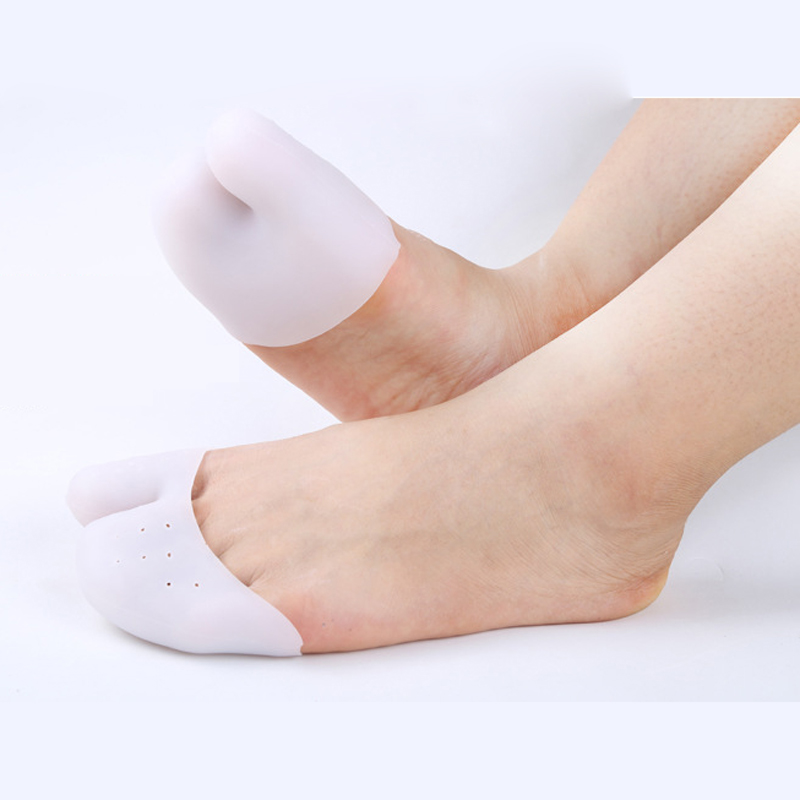 Soft Forefoot Pads Foot Pad Silicone Gel Pointe Toe Finger Cover Pain Protector High Heels Gel Pads for Feet Ballet Foot Care