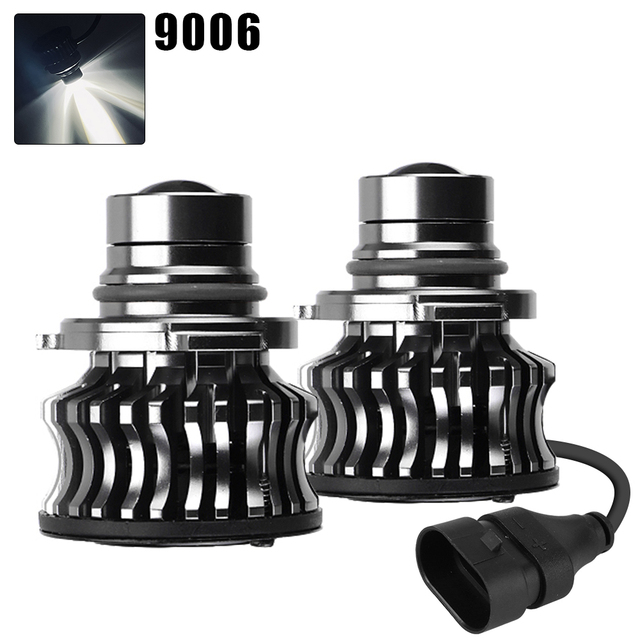 2pc Projector Fog Light Car Motorcycle Led Laser Headlight Super Bright H11/H8/H7/9005/9006/9012/PSX26 1 Pair High /Low Beam Lights