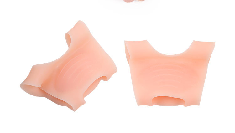 2pcs O-type Foot Corrector Insoles Pads No Slip Shoes For Men And Women Silicone Orthopedic Insoles Foot Care Tool