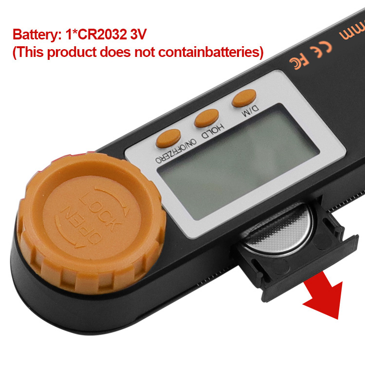 4in1 Measuring angle 0-999.95digital instrument angle inclinometer digital electronic goniometer angle detector level ruler