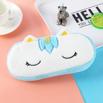 Unicorn zipper High-capacity Pencil Case Quality Plush School Supplies Stationery Gift Pencilcase School Cute Pencil bag