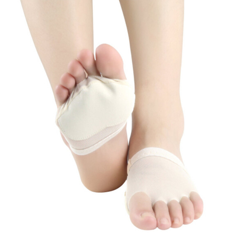 Padded Five-hole Wear-resistant Foot Practice Dance Insoles  Forefoot Care Protection Toe Pad Soft Shoe Insole Forefoot Pad