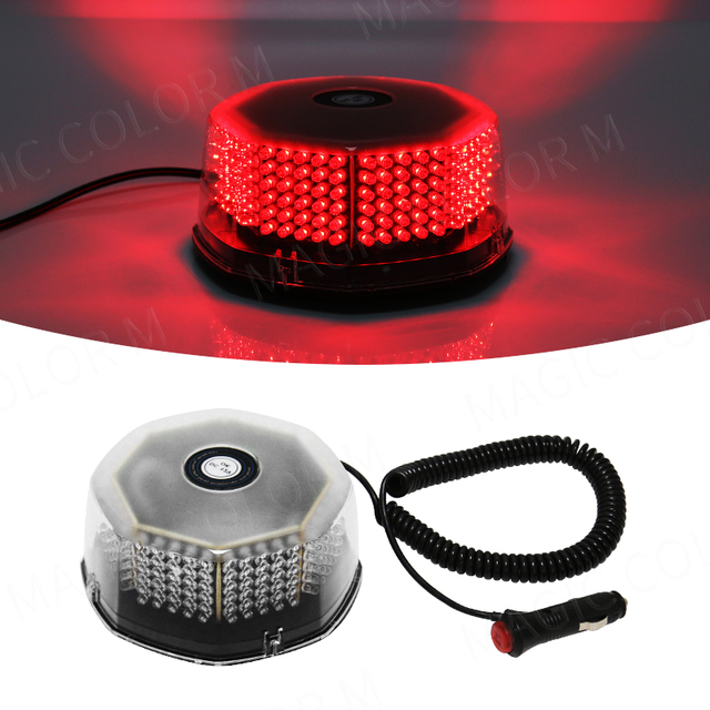 240 LED Bulbs Roof Car Strobe Warning Lights Magnetic Mounted Flashing Emergency Beacon Signal Lamp