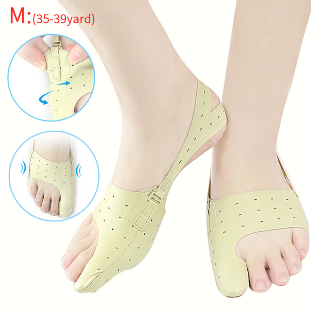 1Pair Silicone Toe Separator Bunion Corrector Hallux Valgus Correction Device Orthotics Bone Thumb Foot Straightener Adjuster
