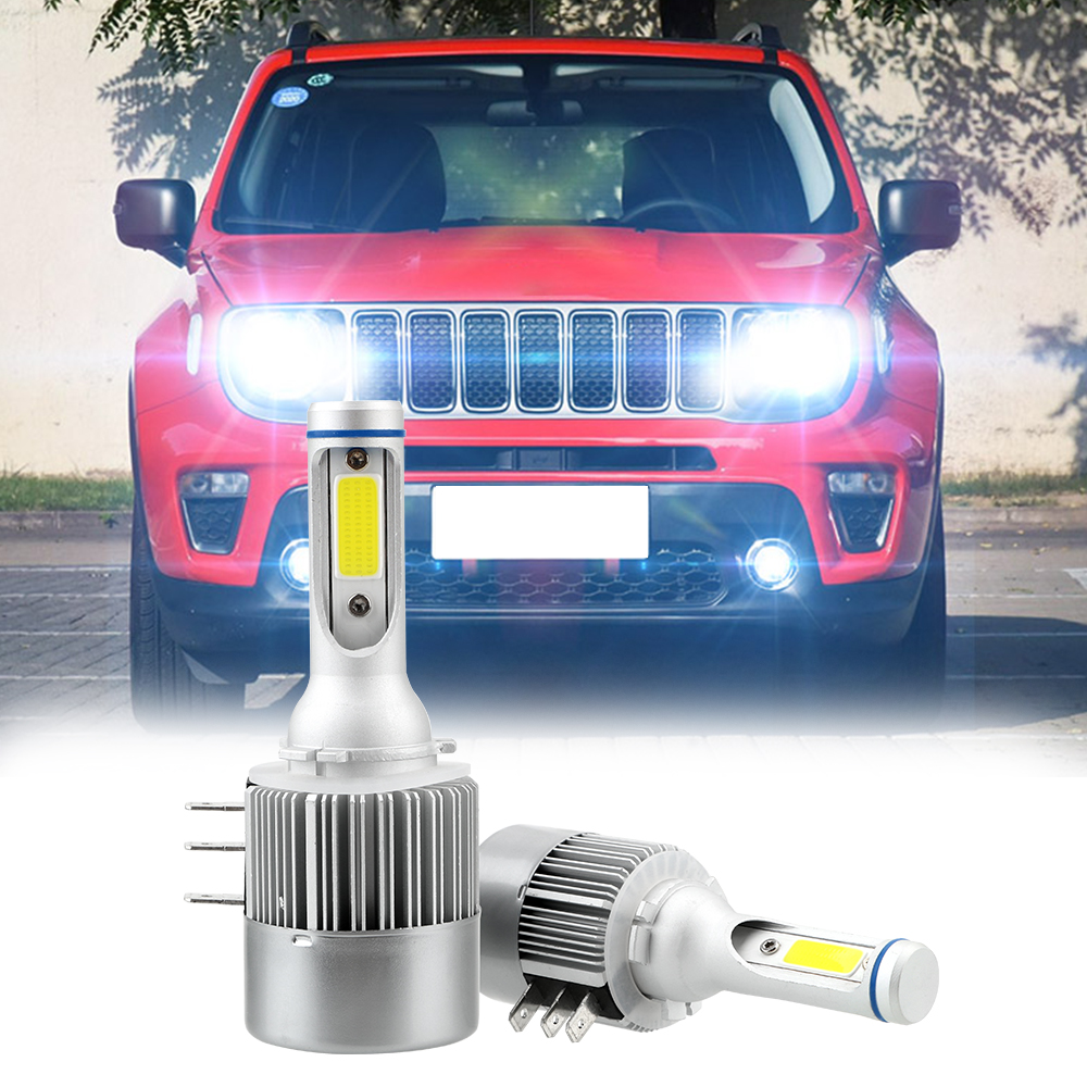H15 LED Bulb 1 Pair Car Headlight Car Headlight Lamp for BENZ Audi BMW VW Auto Car Led Car Lights 18W 2000LM COB Auto Bulbs