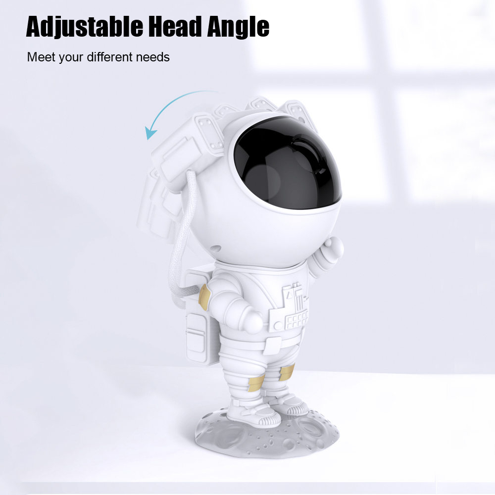 Car Interior RGB Light Astronaut Projector Lens Galaxy Starry Sky Ceiling Ambient Lamp Night Decorative Camper Bedroom Luminaire