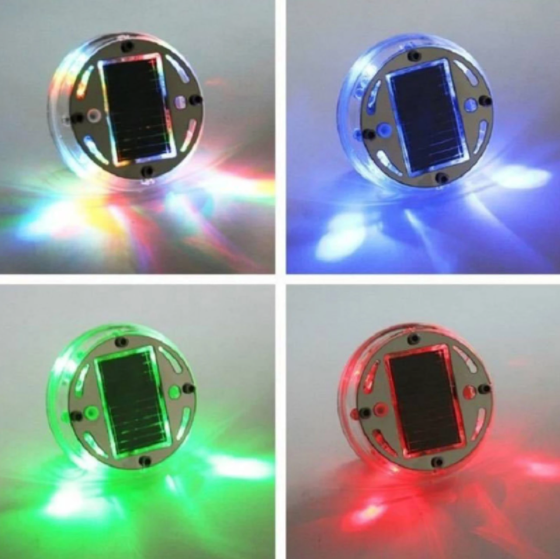 1pc LED Light Solar Energy Flash Car Wheel Light Hub Bulb Tire Tyre Valve Cap Lamp
