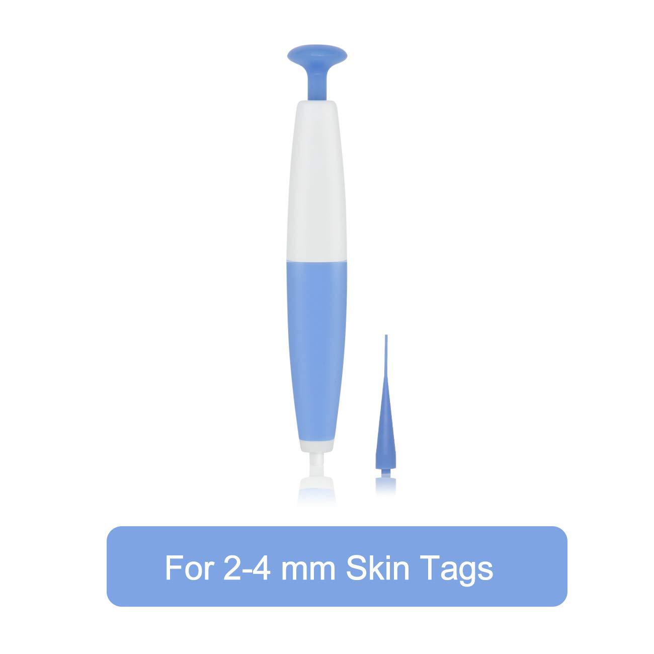 Non Toxic Face Care Mole Wart Tool For Small To Medium Blue Skin Tag Removal Kit With Cleansing Swabs Home Use Adult