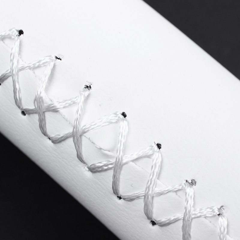 Pair Vintage leather bicycle Grips Grips trekking handlebars Cover Colour: White