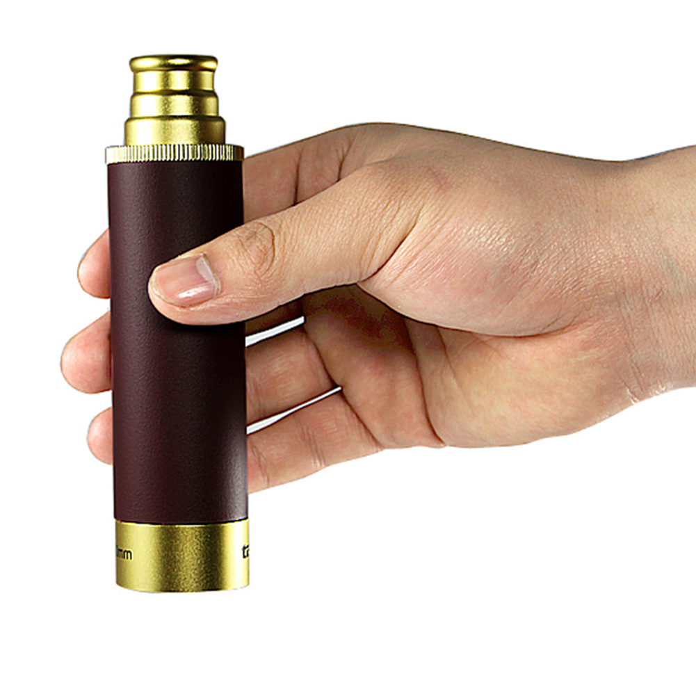 25X30mm Folding Hand-held Metal Hunting Monocular Telescope Night Vision Monoscope Spyglass High Power Magnification