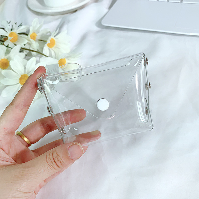 Transparent PVC Stationary Organizer Stationery Pen Holder Cute Pencil Case Office Supplies Desk Accessories