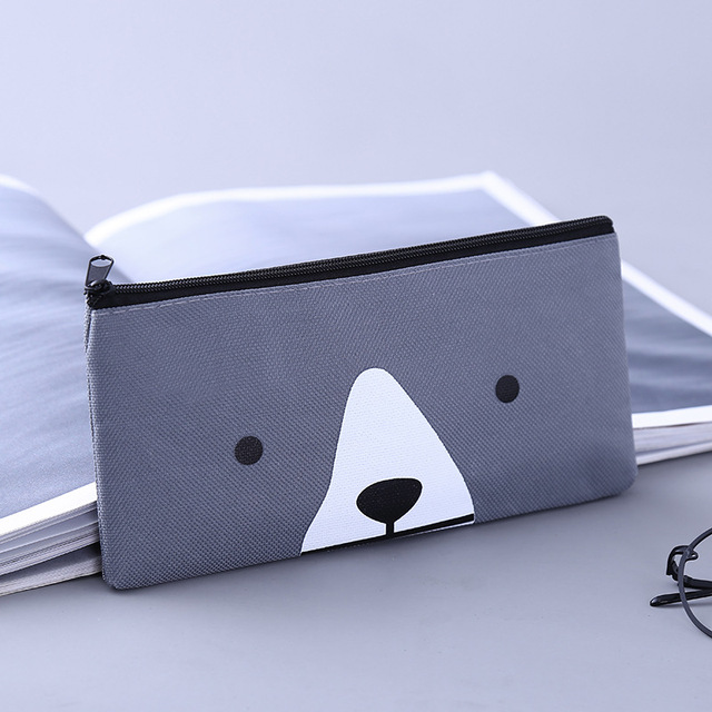 kawaii Cartoon Oxford cloth Pencil Case Office Student Pencil Cases Kalem Kutusu School Supplies Pen Box Astuccio Scuola